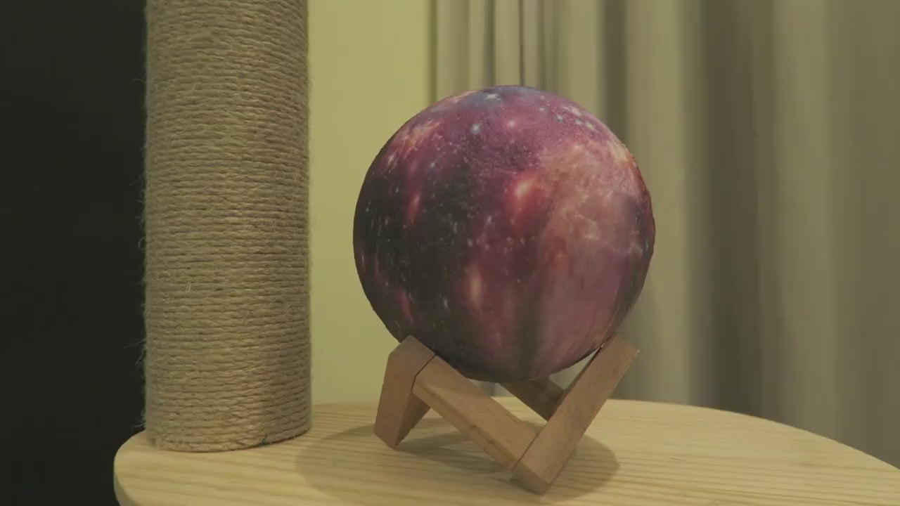 Galaxy Moon Lamp