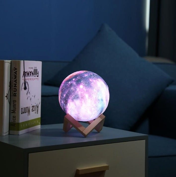 Galaxy Moon Lamp